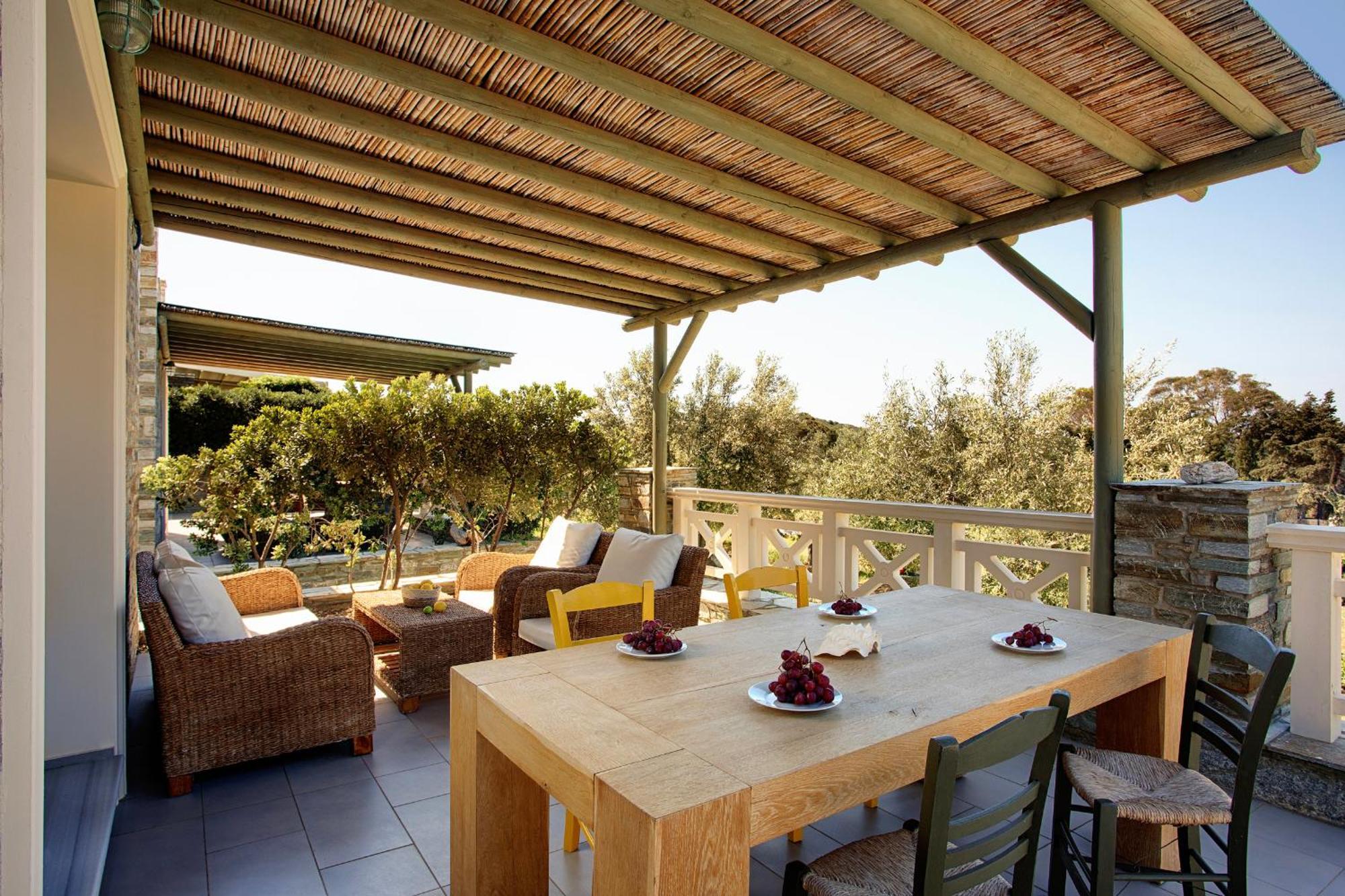 Aithra -Agios Petros Andros Villa Gavrio Buitenkant foto